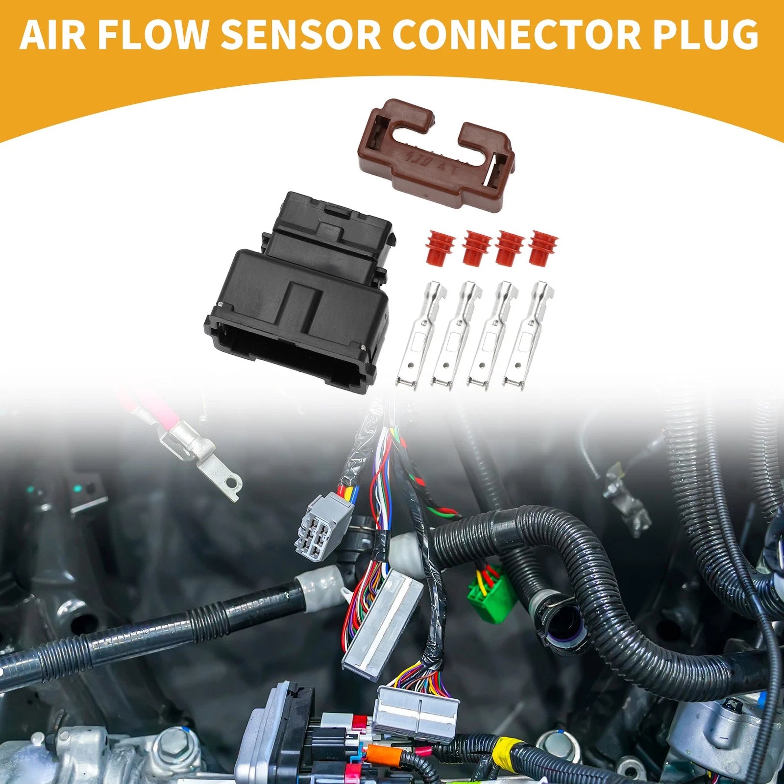 4 Pin Air Flow Sensor Connector Plug for Toyota 