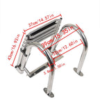 Set of 4 Stainless Steel Telescoping Boat Ladders