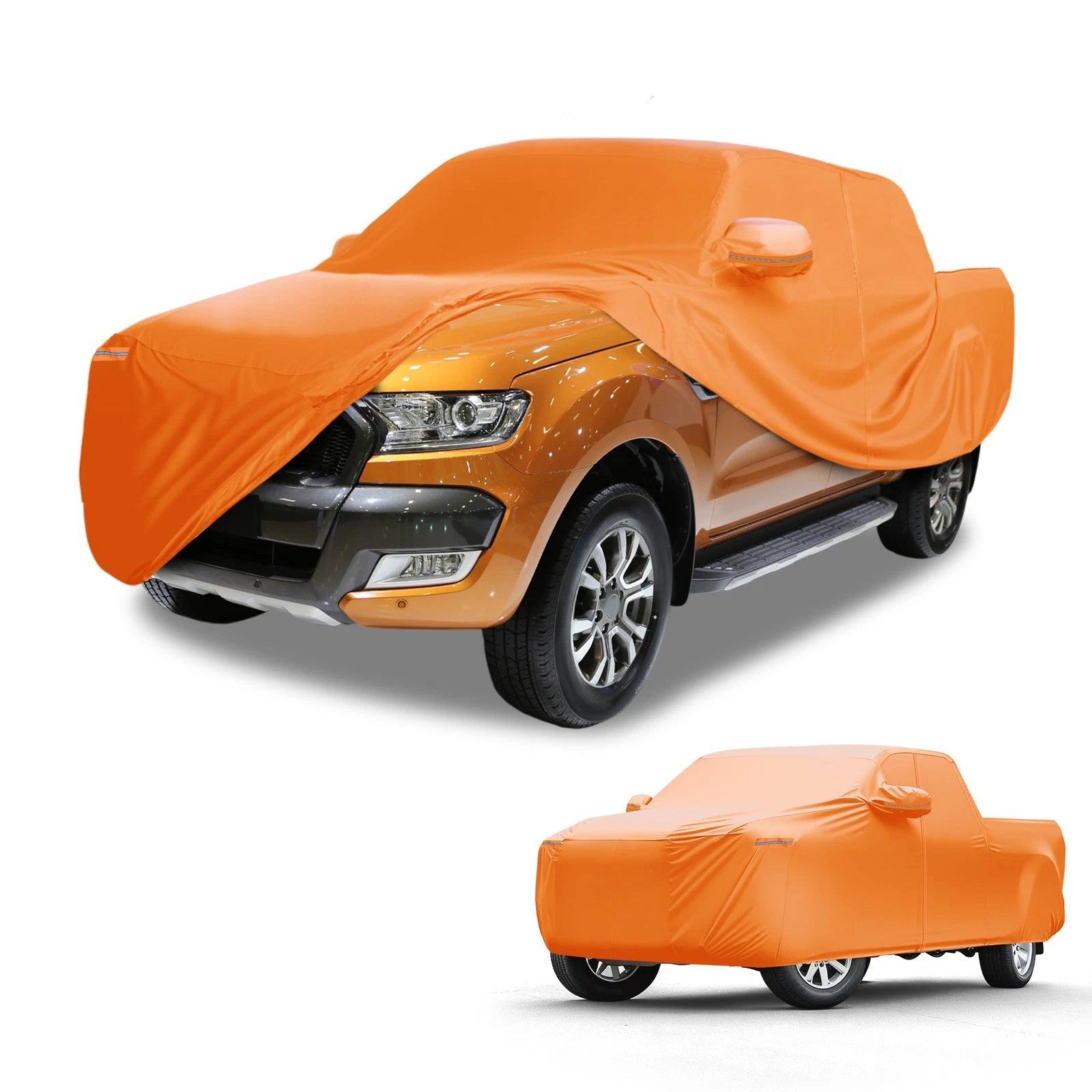Waterproof Car Cover for Ford Ranger (210D-PU, Orange, All Weather)