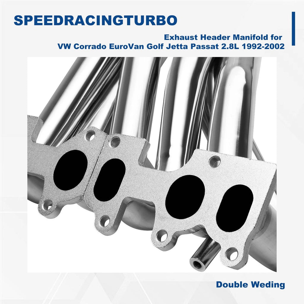 Exhaust Manifold Headers for Corrado EuroVan Golf Jetta Passat 2.8L (1992–2002)