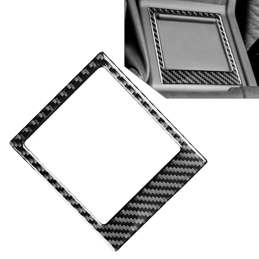 Carbon Fiber Center Storage Box Cover Trim for BMW 5 Series M5 (1998–2003)