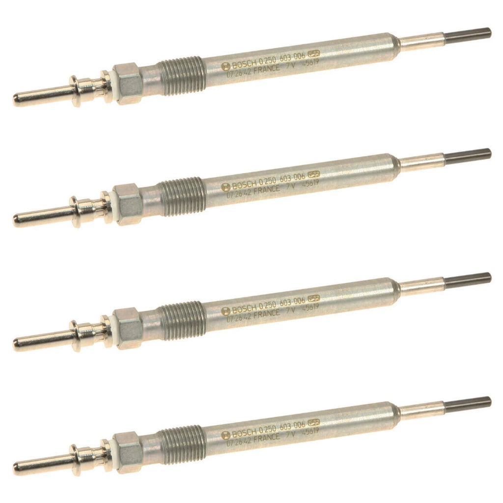 Set of 4 Bosch Diesel Glow Plugs for BMW F25 F30 F31 328d xDrive X3