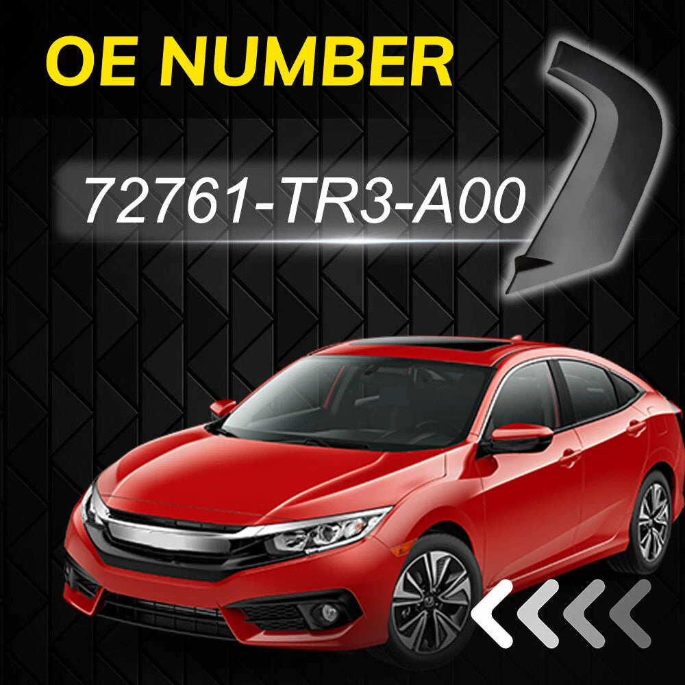 Rear Pillar Molding Garnish for Honda Civic (2012–2015) Left