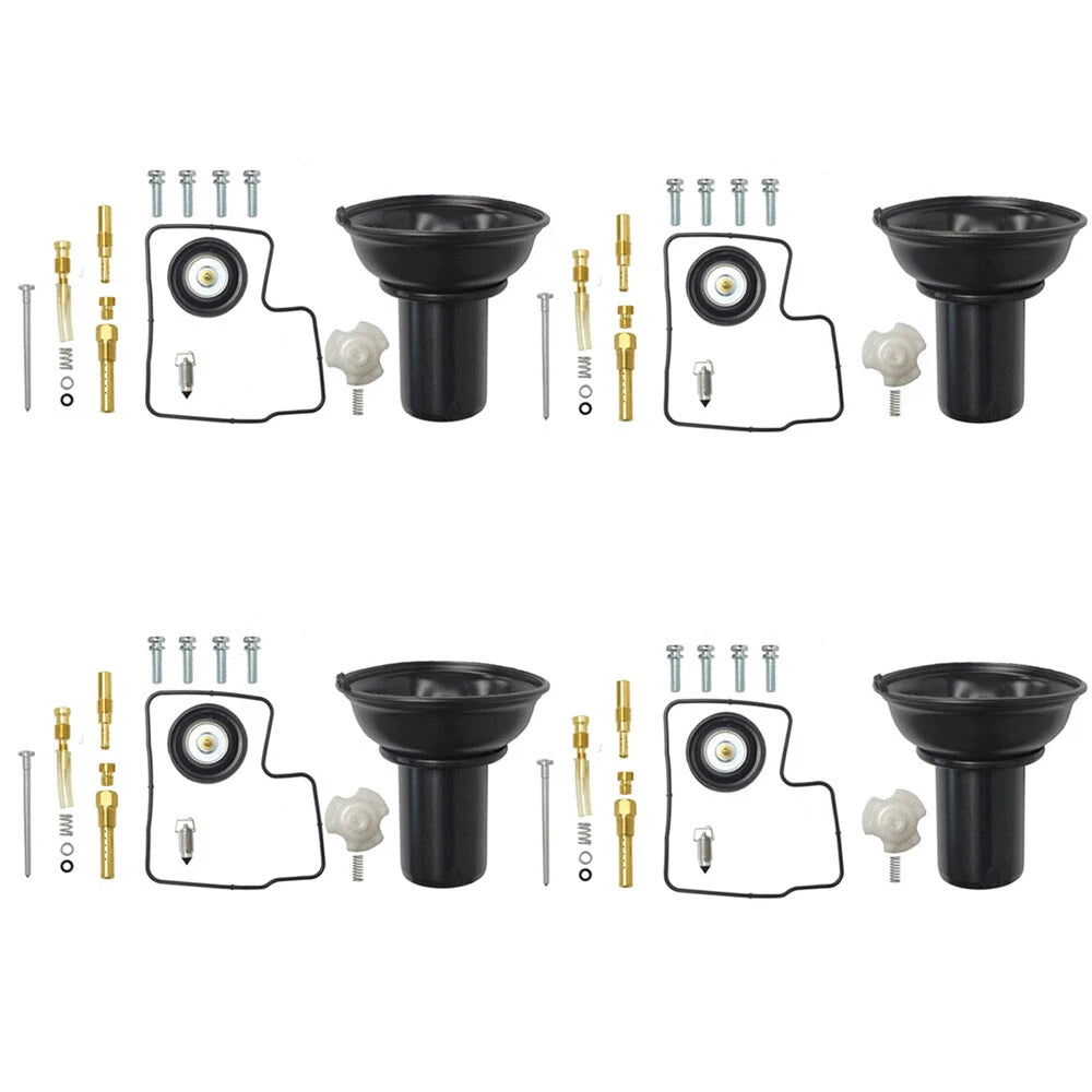 4X Carburetor Diaphragm Needle Repair Kit for Honda Shadow VLX 600 VT600 (1994–2003)
