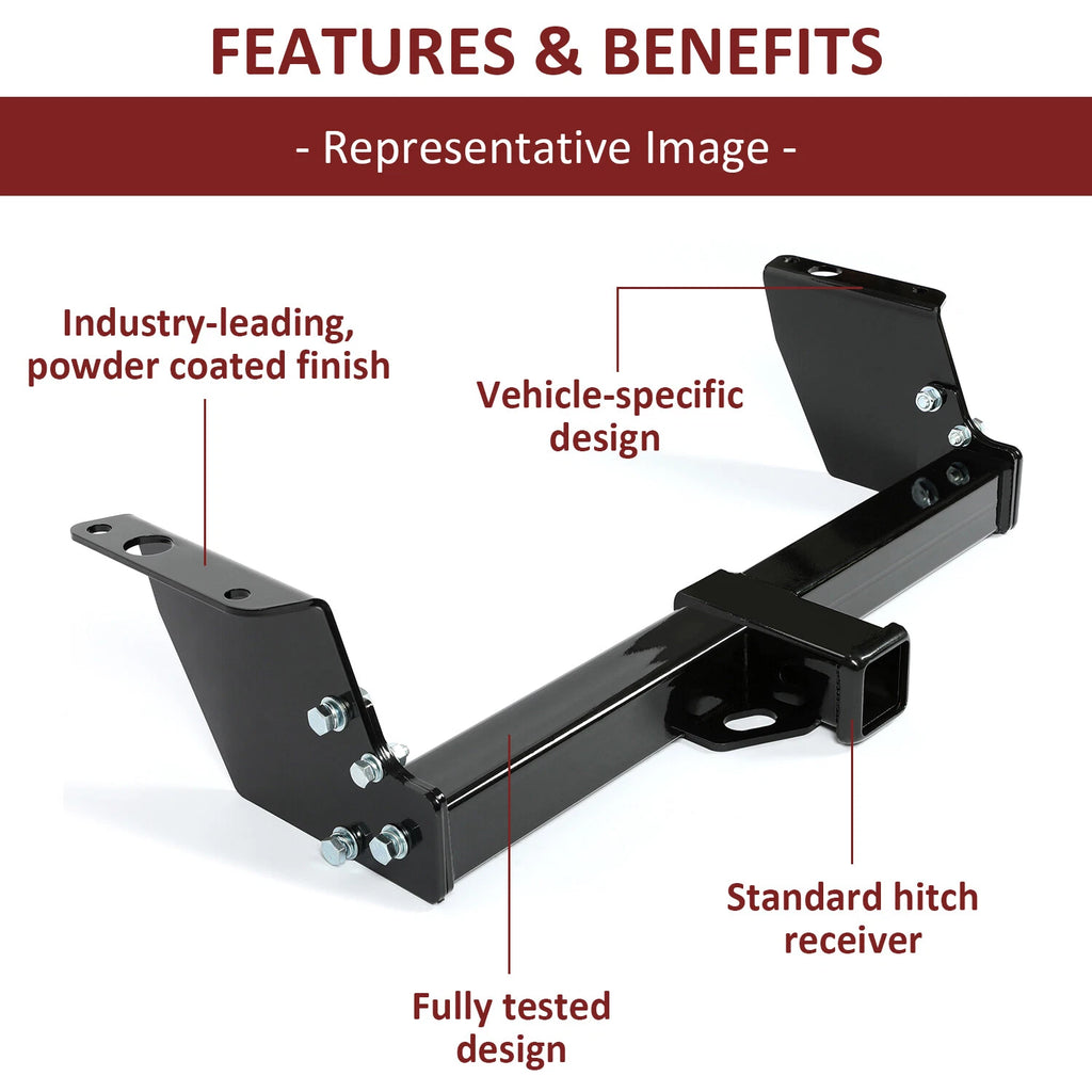 2" Trailer Hitch Receiver for Ford Ranger (1983–2011) Mazda B-Series (1994–2009)