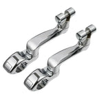1 1/4" Adjustable Engine Guard Foot Pegs for Harley