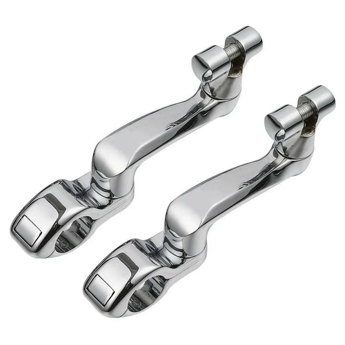 1 1/4" Adjustable Engine Guard Foot Pegs for Harley