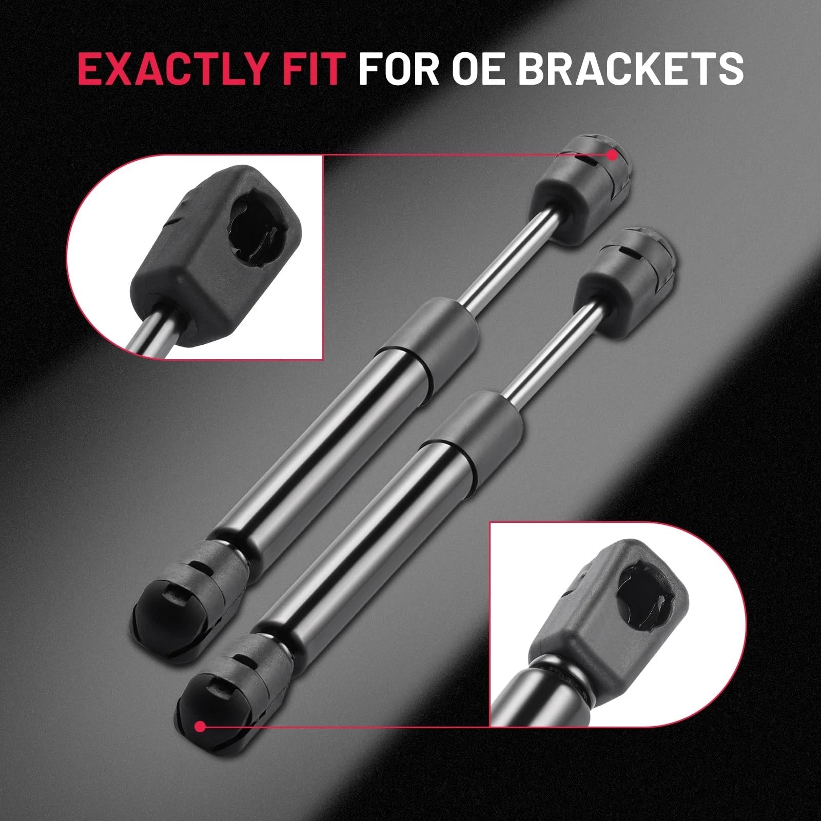 2X Rear Engine Trunk Struts for Porsche Boxster (2000–2004) 6281
