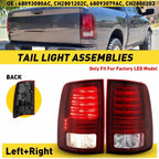 2X LED Tail Lights for RAM 1500 2500 3500 (2010–2018) 68093079 H