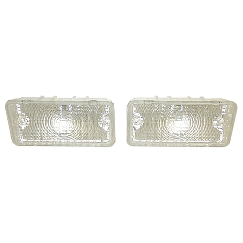 Replacement Driver/Passenger Side Pair of Clear Park Light Lenses