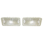 Replacement Driver/Passenger Side Pair of Clear Park Light Lenses
