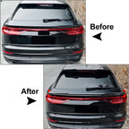 ABS Rear Trunk Spoiler Wing for Audi Q8 SQ8 2019-2024 Carbon Fiber Look
