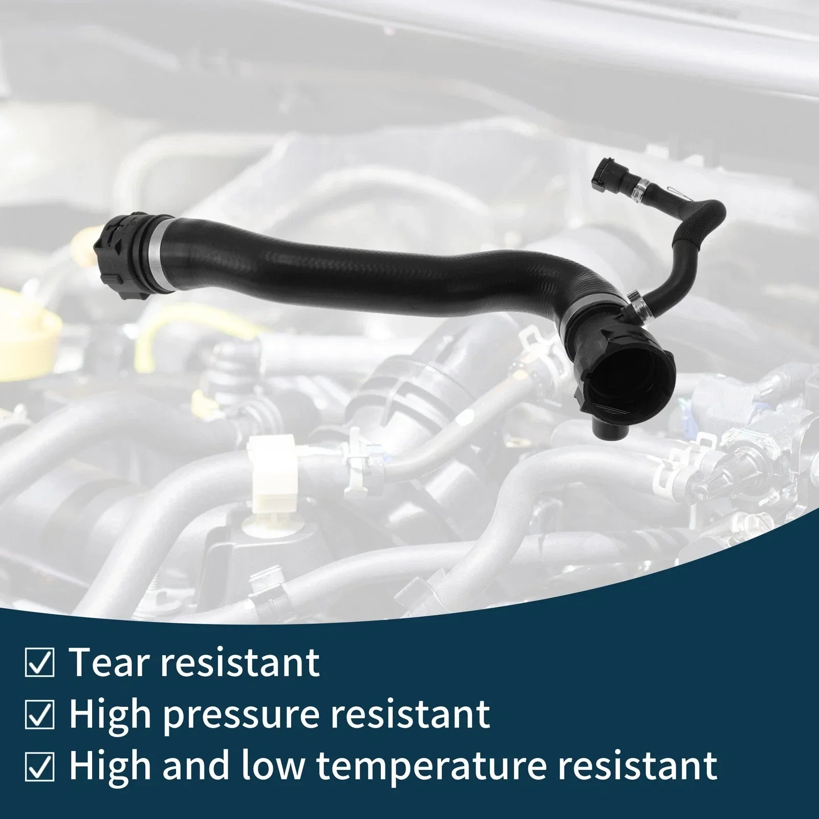 Radiator Hose Rubber Coolant Pipe for BMW 7 Series (2009-2010)