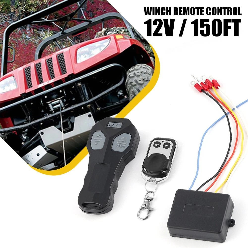 Wireless Winch Remote Control Kit for Truck Jeep ATV SUV (DC12V)