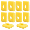 Set of 10 Air Filters for Lawn Mower (Replacement Foam)