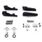 Set of 2 Black Foot Pegs for Kawasaki Ninja ZX10R ZX6R ZX9R (1998–2011)