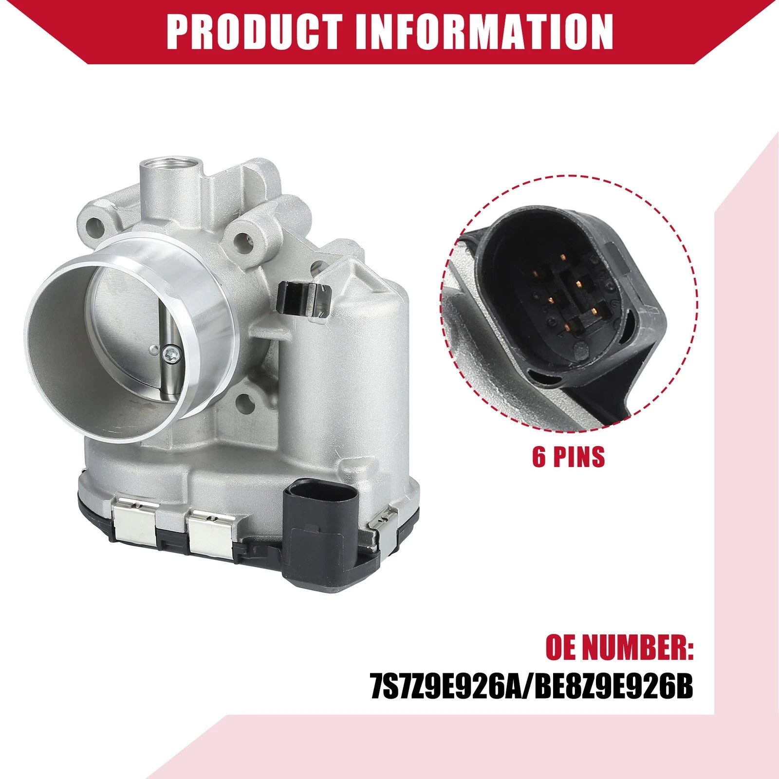 Electronic Throttle Body Assembly for Ford Fiesta (2017–2019) No.7S7Z9E926A