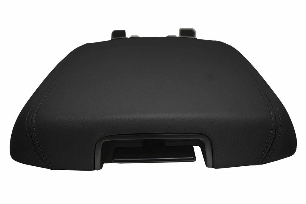 Leather Center Console Lid Armrest Cover for Kia Sedona (2015–2020) Black