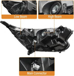 Headlight Replacement for Honda CR-V (2017–2022) Halogen Driver Left