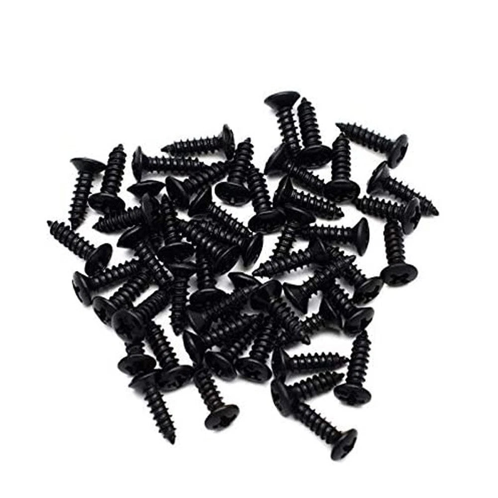100pcs Screws Pickguard for Bass Electric Guitars (3x12mm)