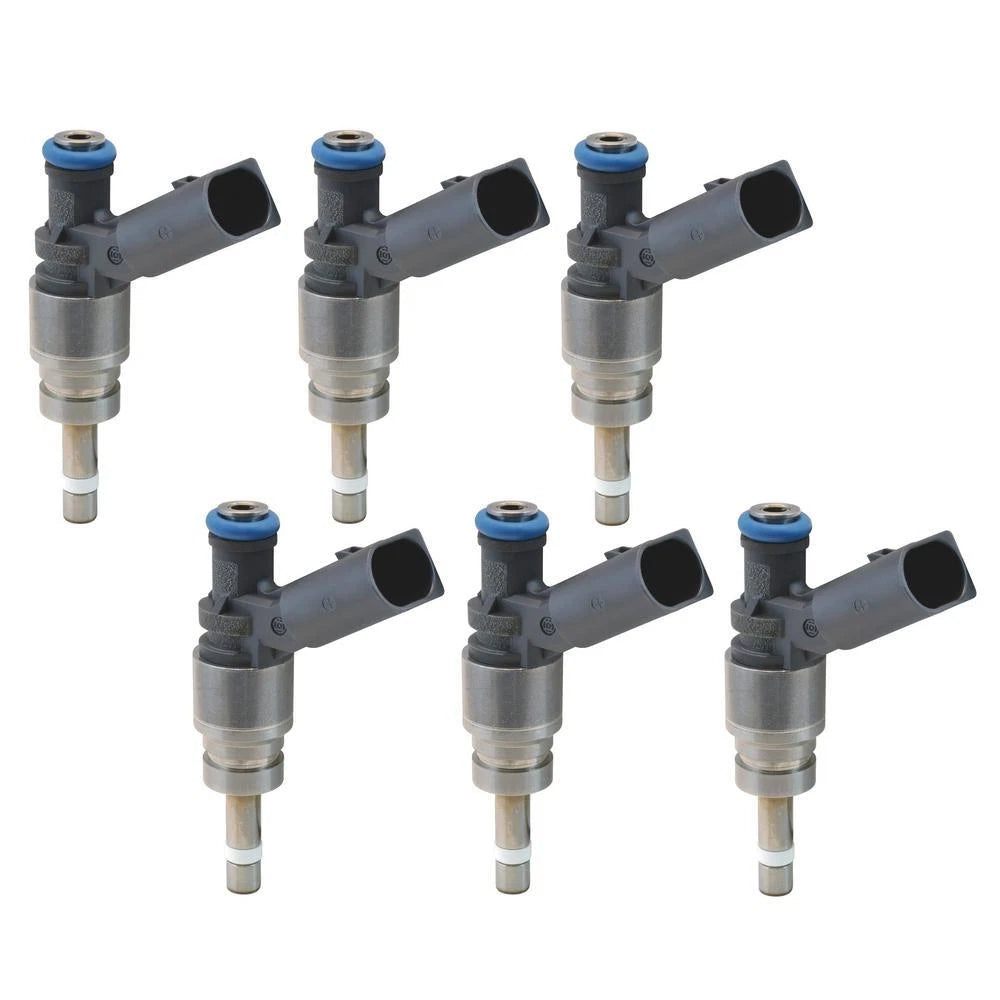 Set of 6 Fuel Injectors for Audi A4 A6 Quattro 3.2L V6 BKH (2005–2009)