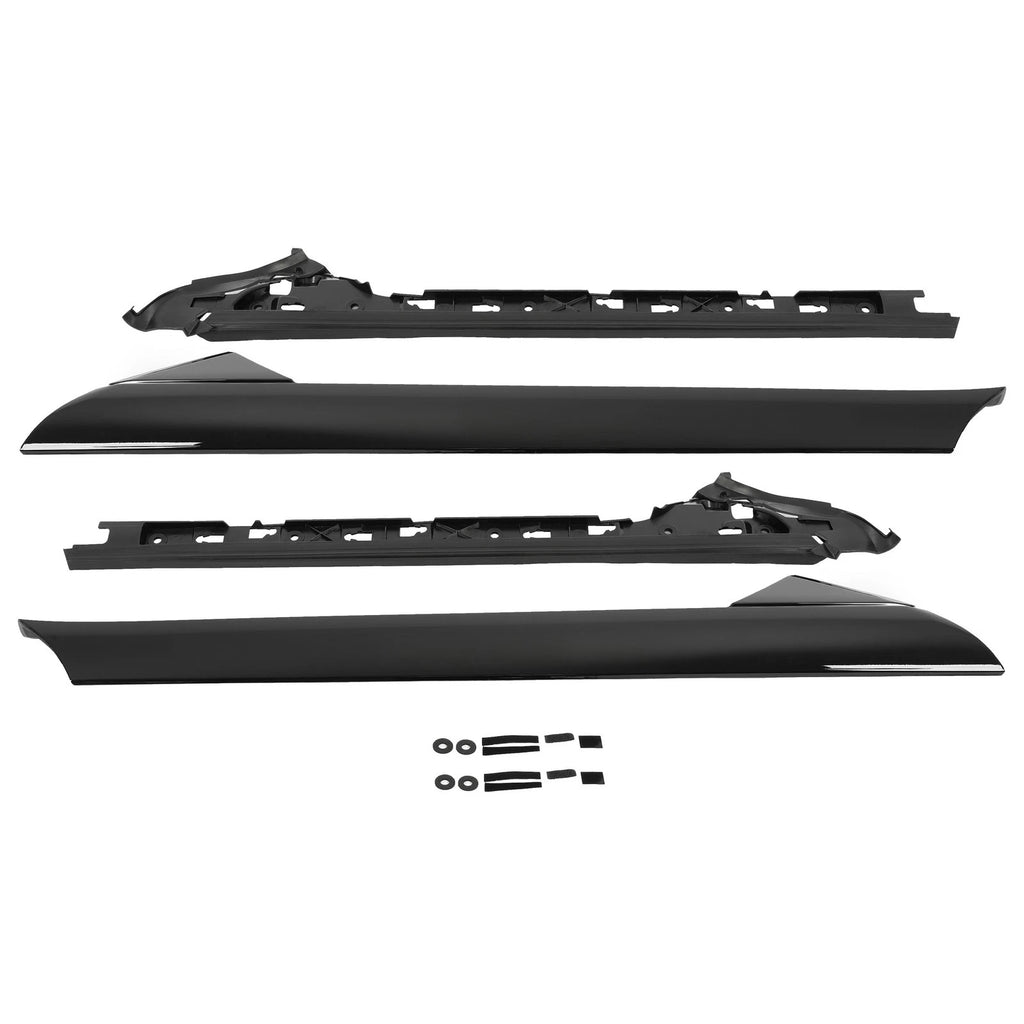 Set of 2 Inner & Outer Windshield A Pillar Molding Trim for Ford Explorer (2011–2019)