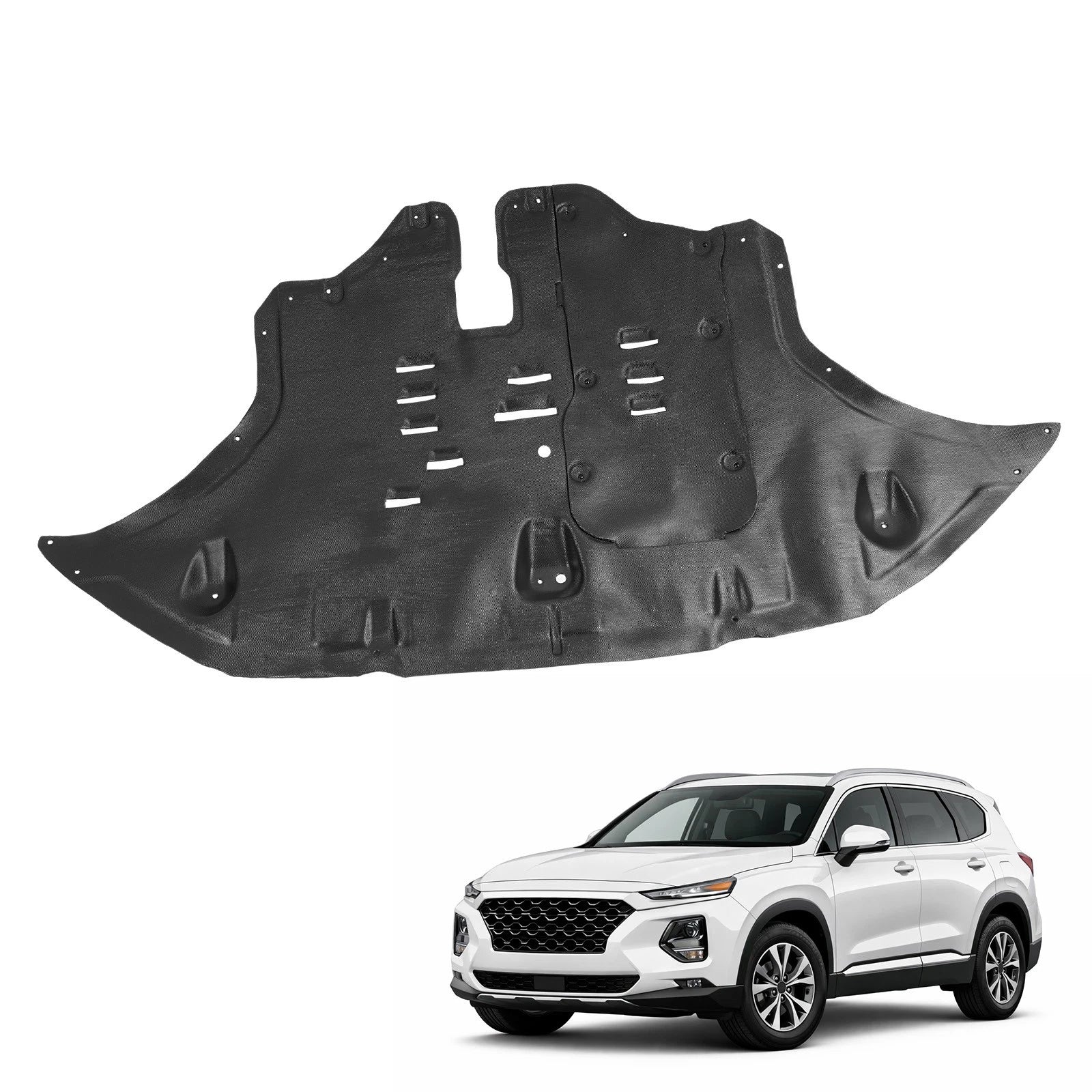Front Lower Engine Splash Shield for Hyundai Santa Fe (2019–2020) #29110S2000