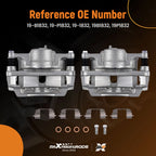 Front Driver & Passenger Brake Calipers Kit for Honda Civic Insight Acura EL