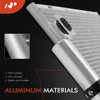 A/C Condenser with Bracket & Receiver Drier for Mitsubishi Montero (2000-2006)