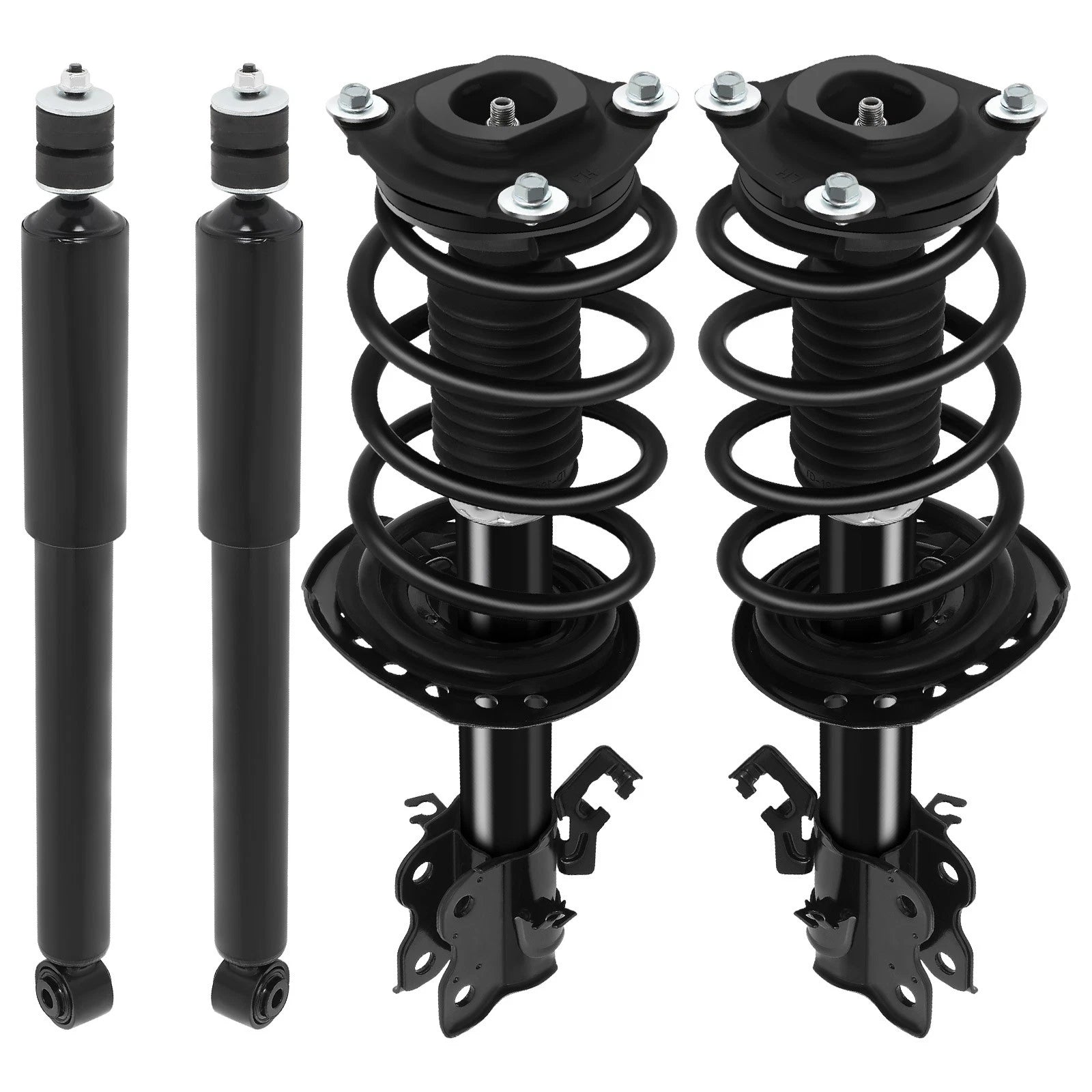 4PCS Complete Struts with Springs & Shocks for Nissan Sentra (2014–2019)