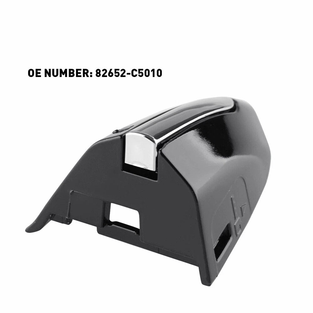 Front Left Door Driver Handle Key Cap Cover Bezel Black for Ford Fusion (2013–2020)