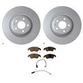 Front Rotors & Low-Met Disc Brake Pad Kit for Audi S5 Cabriolet (2008–2011)