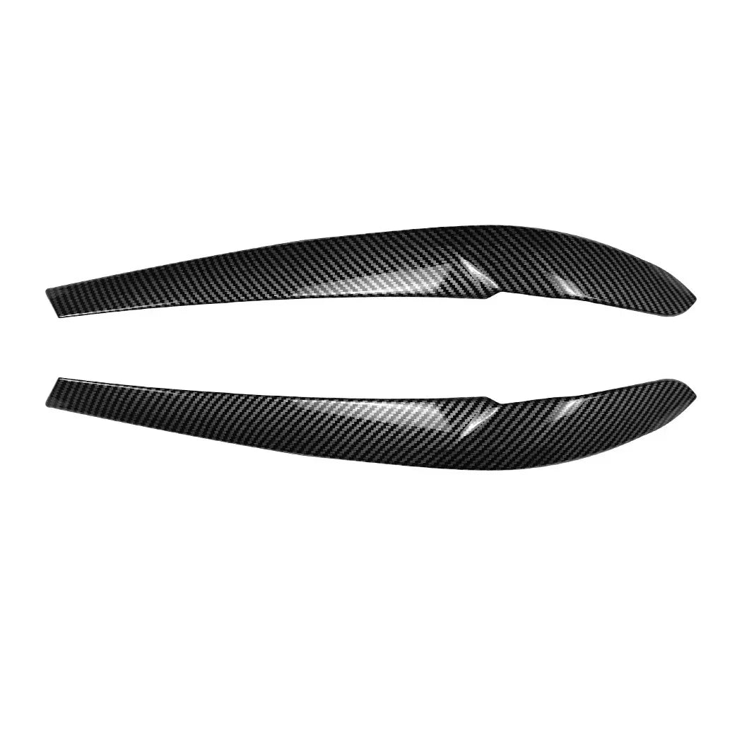 Tape-On Carbon Style Headlight Eye Lids Covers for BMW X3 (2011-2013)