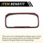 Carbon Fiber Dashboard Meter Frame Cover Trim for Ford Maverick (2022–2024)