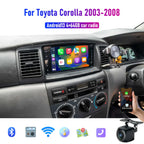 7" Wireless CarPlay Android Auto Stereo for Toyota Corolla (2003-2008)