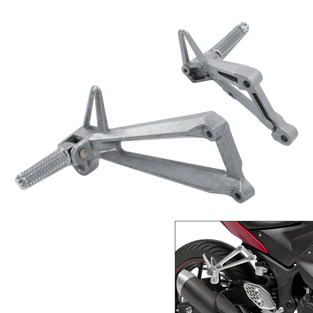 Rear Passenger Foot Pegs Bracket Mount for Yamaha YZF R3 (2015–2025), MT03 (2020–2024)