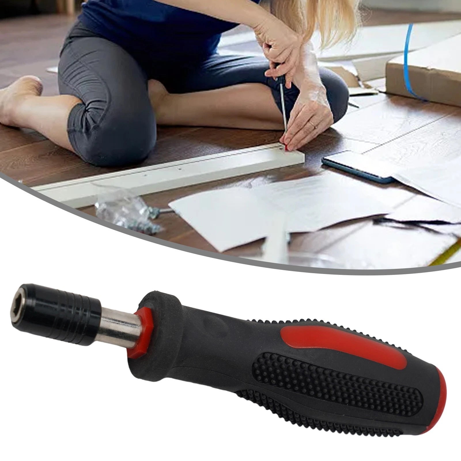 Screwdriver Handle for Furniture Repairs (Chrome Vanadium Steel)