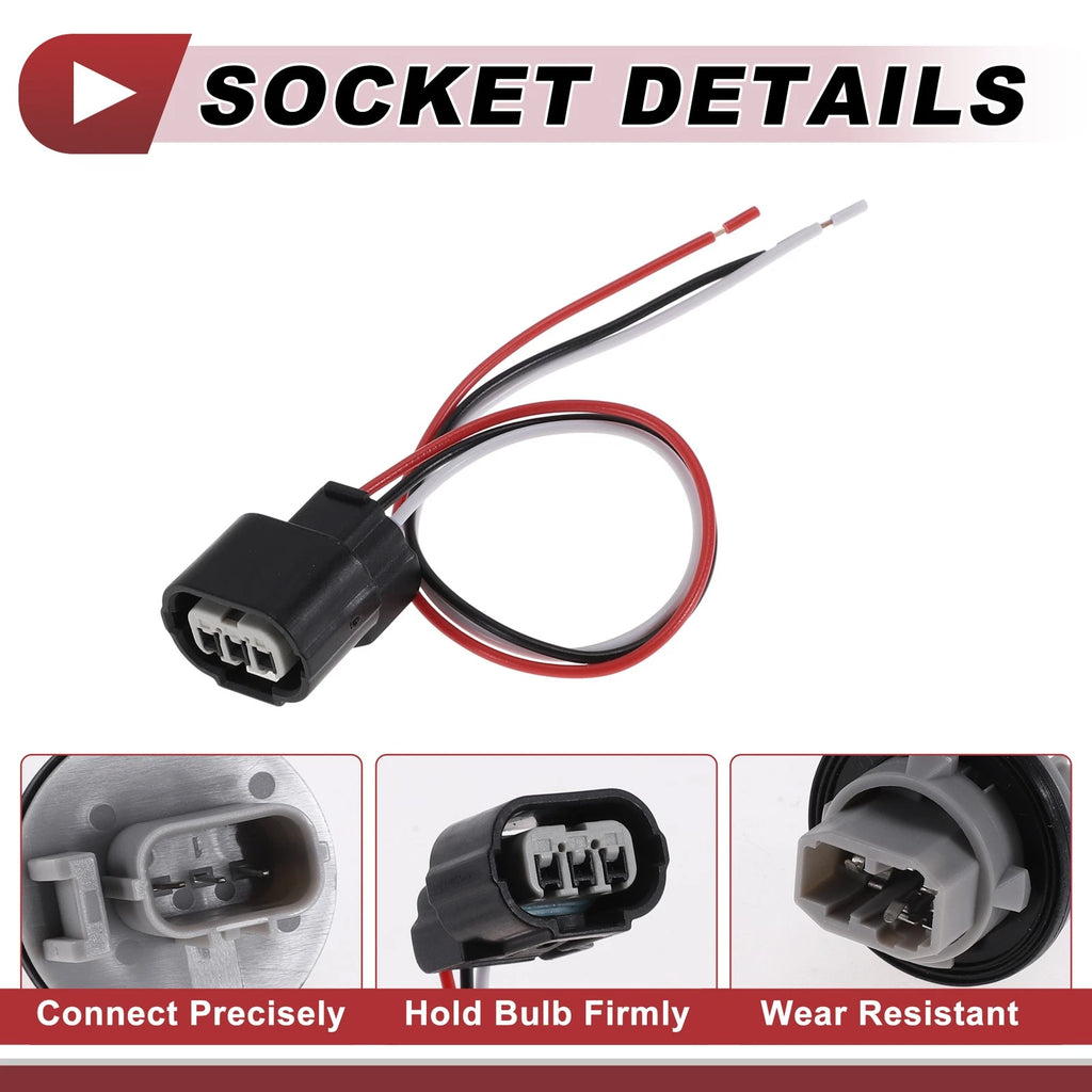 Front Turn Signal Light Socket Wiring for Honda CR-V (2002–2016) No. 33302S5AA01