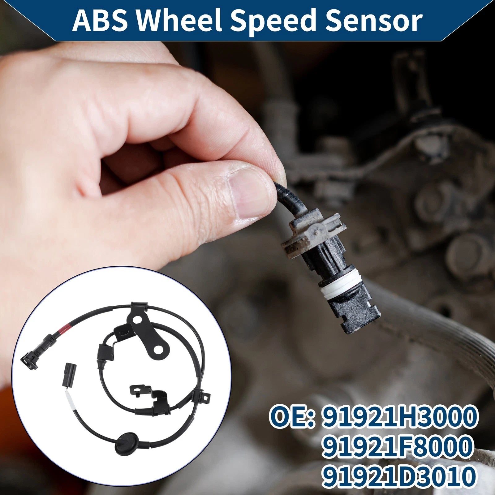 ABS Wheel Speed Sensor for Hyundai Tucson (2016–2021) No. 91921H3000/91921F8000