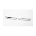 Replacement Chrome Plastic Driver Side Front Outer Bumper Cover Molding