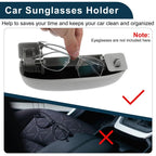 Sunglasses Case for Mercedes-Benz C Class Eyeglasses Holder Storage Box Grey
