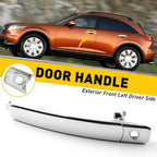 Chrome Front Left Driver Side Outside Door Handle for Nissan Infiniti (2003–2007)