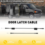 Rear Right Side Cargo Door Latch Cable & Rod for Ford E150 E250 E350 (1992–2014)