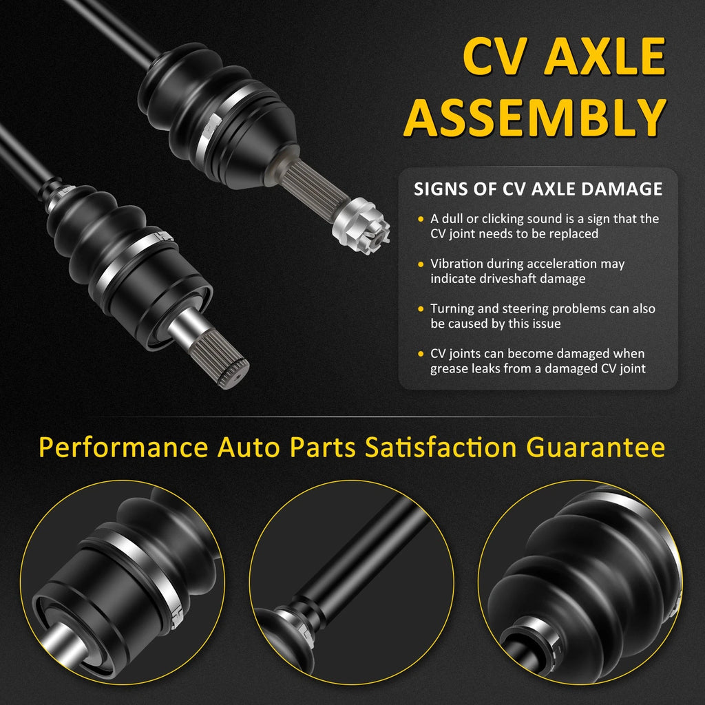 Set of 2 CV Axles for Kawasaki Teryx 750 4x4 Sport (2008–2011)