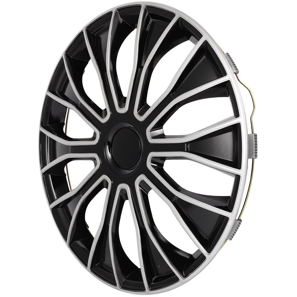 Set of 4 Wheel Covers for R16 Tire & Rim (16 Inch) - Black