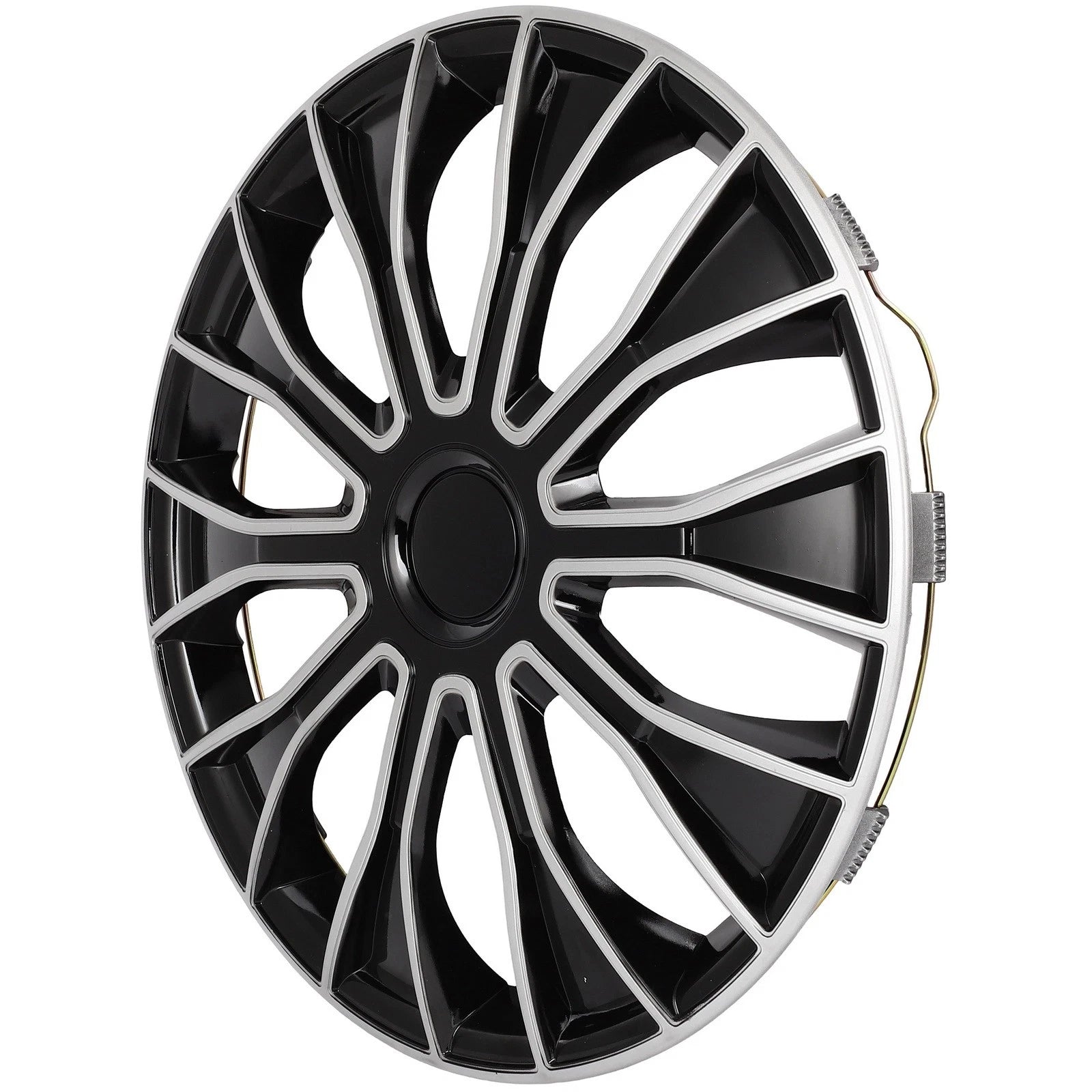 Set of 4 Wheel Covers for R16 Tire & Rim (16 Inch) - Black