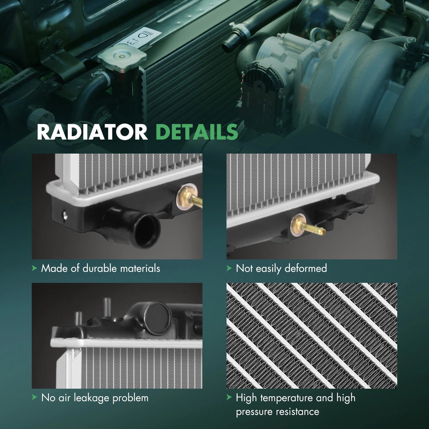 Radiator for Nissan Xterra Frontier (2005–2018) & Suzuki Equator (2009–2012)
