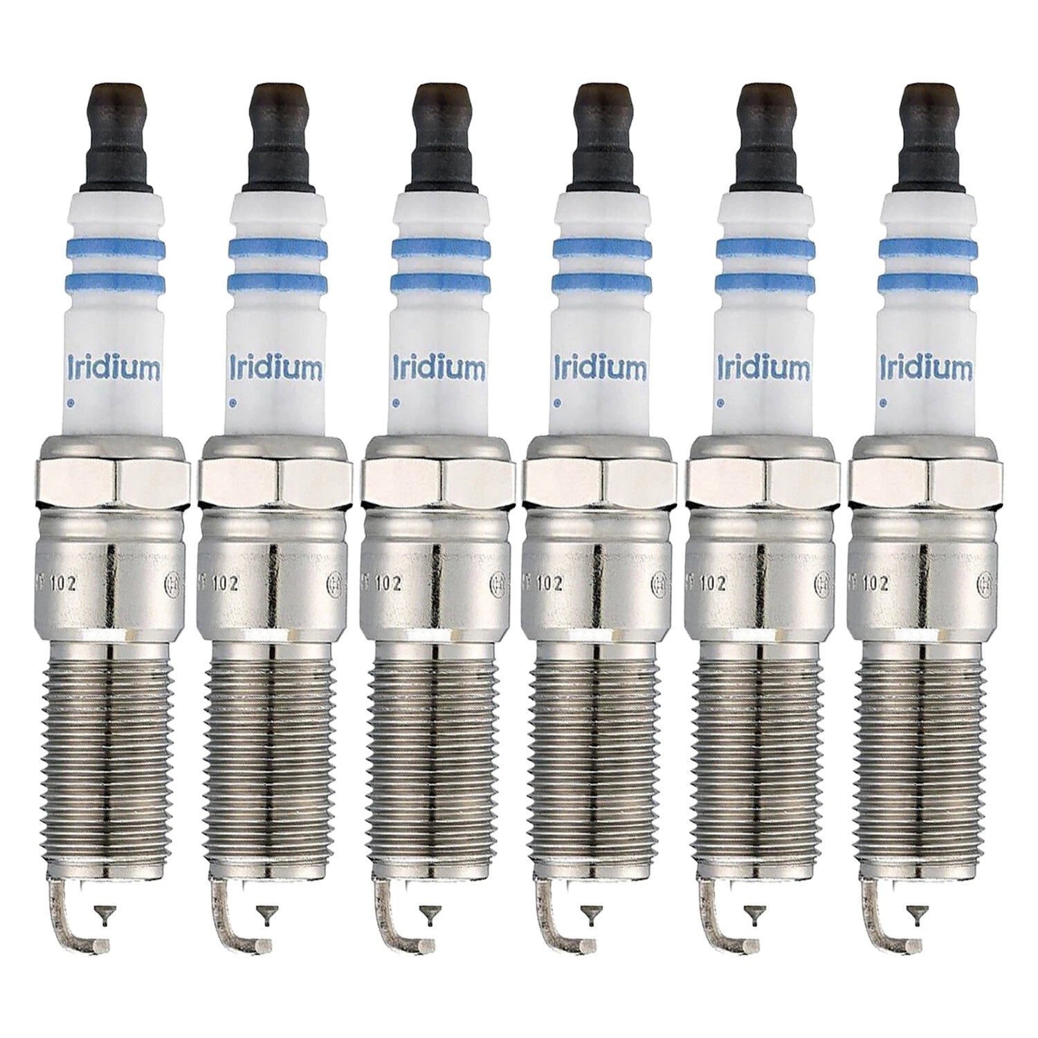 Set of 6 Bosch OE Fine Wire Double Iridium Spark Plugs for 9-7x Rainier L6