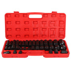 Set of 35 Deep Impact Sockets 1/2" Drive 8-32mm with Case