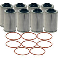 Set of 8 Wix 57090XP Engine Oil Filters for (Metal Canister)